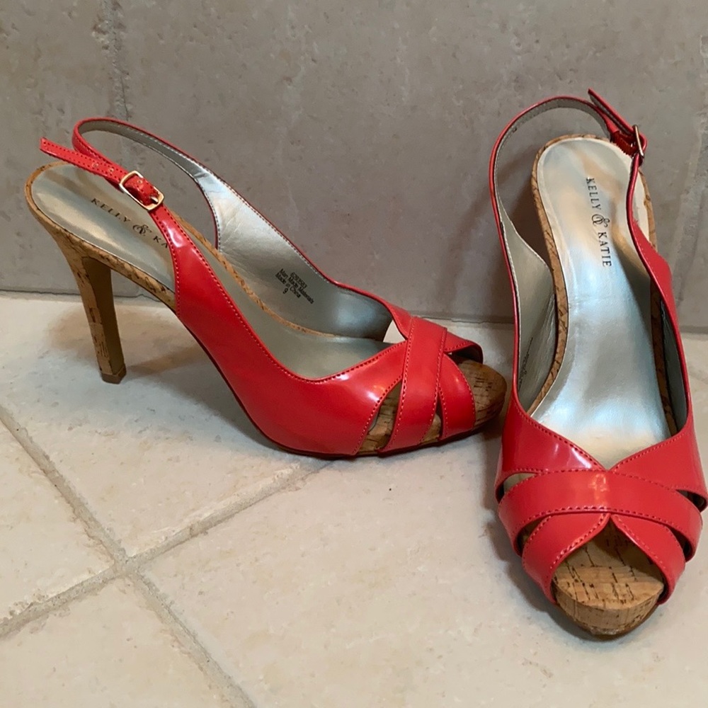 Kelly & Katie pink high heels size 9